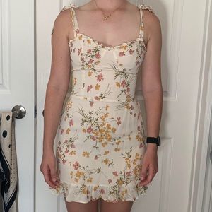 Reformation Christine Mini Dress Floral